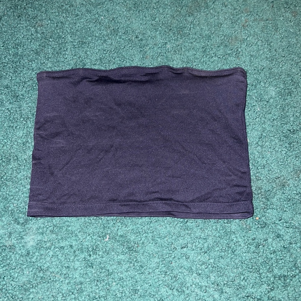 Navy blue tube top